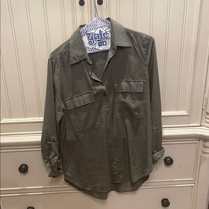 Babaton Olive Green Blouse